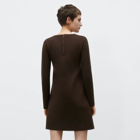 ZARA KNIT DRESS WITH CHAINS - Picture 8 of 9
